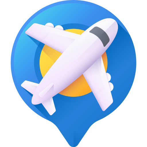 Airport 3D Color icon