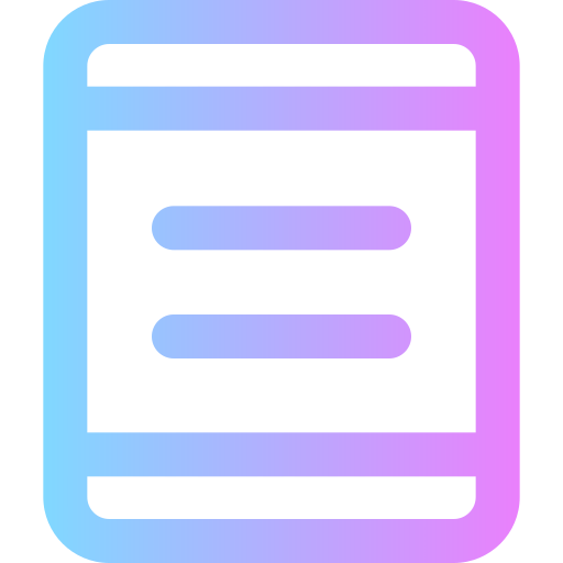 e-boek Super Basic Rounded Gradient icoon