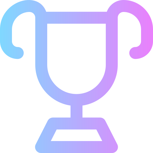 Trofeo Super Basic Rounded Gradient icono
