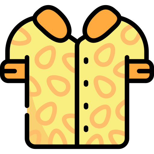 koszula Kawaii Lineal color ikona