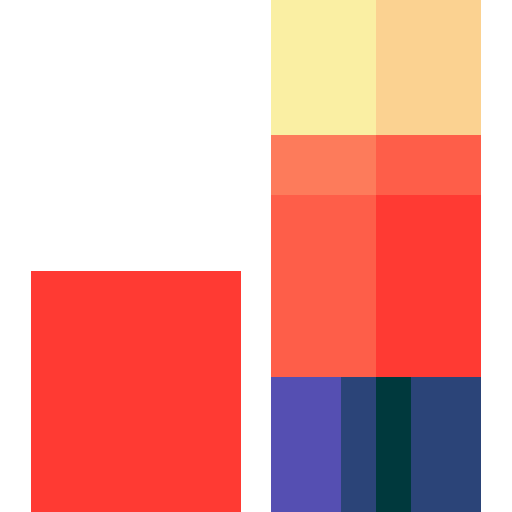 barra de pegamento Basic Straight Flat icono