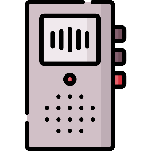 dictáfono Special Lineal color icono