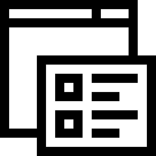 liste Basic Straight Lineal Icône