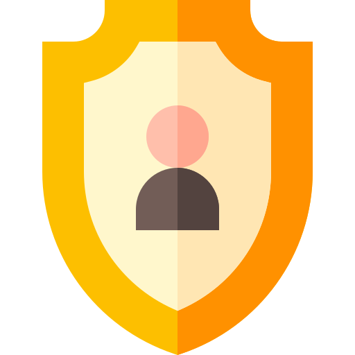 sicurezza personale Basic Straight Flat icona