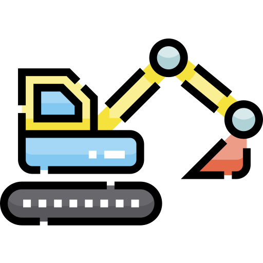 Digger Detailed Straight Lineal color icon