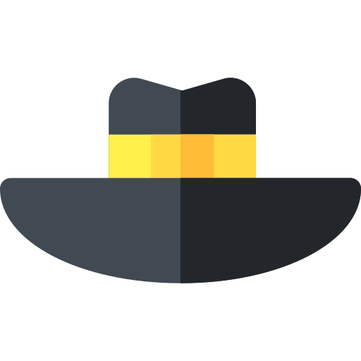 Sombrero Basic Rounded Flat icono