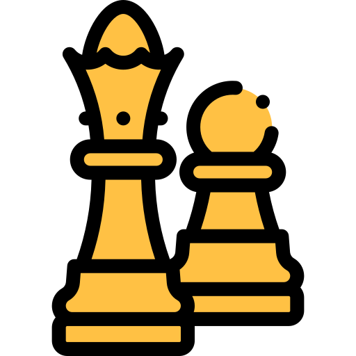 Chess Detailed Rounded Lineal color icon