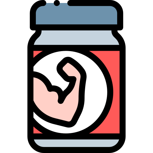 protein Detailed Rounded Lineal color icon
