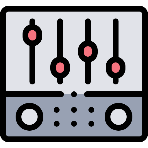 믹서 Detailed Rounded Lineal color icon