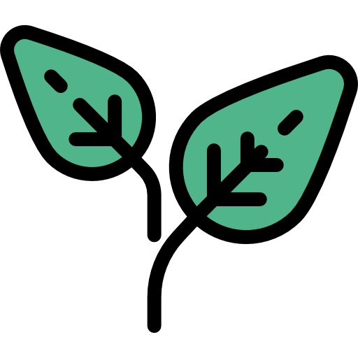 Leaves Detailed Rounded Lineal color icon