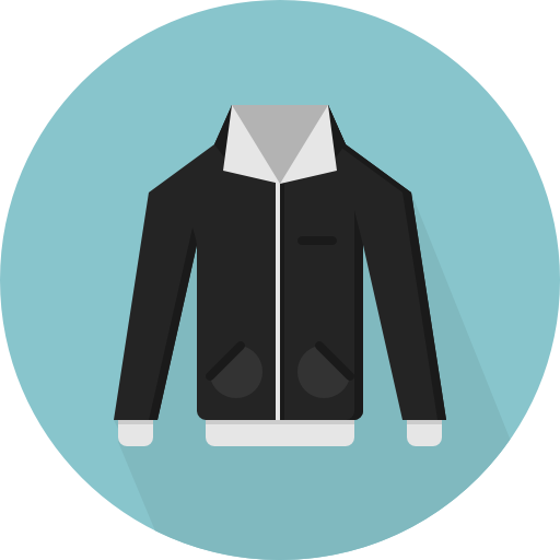 Jacket Pixel Perfect Flat icon