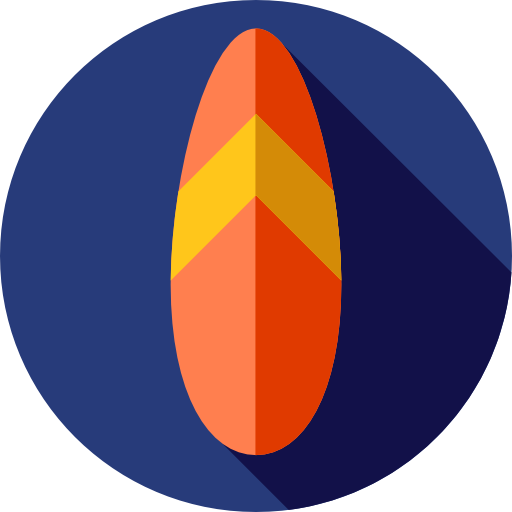 サーフィン Flat Circular Flat icon