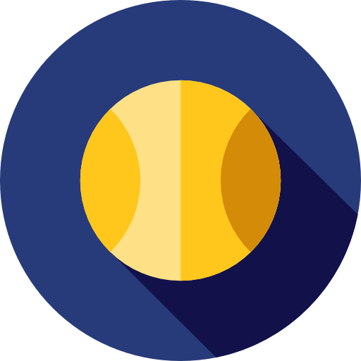테니스 Flat Circular Flat icon