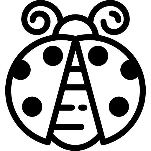mariquita Detailed Rounded Lineal icono