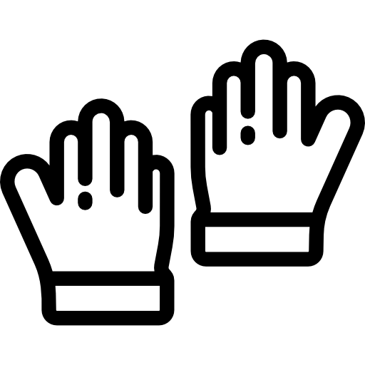 Gloves Detailed Rounded Lineal icon