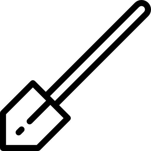 Shovel Detailed Rounded Lineal icon