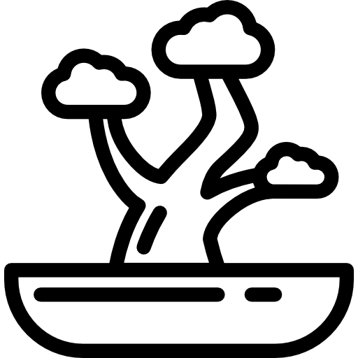 Bonsai Detailed Rounded Lineal icon