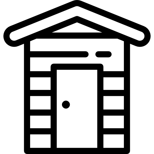 Shed Detailed Rounded Lineal icon