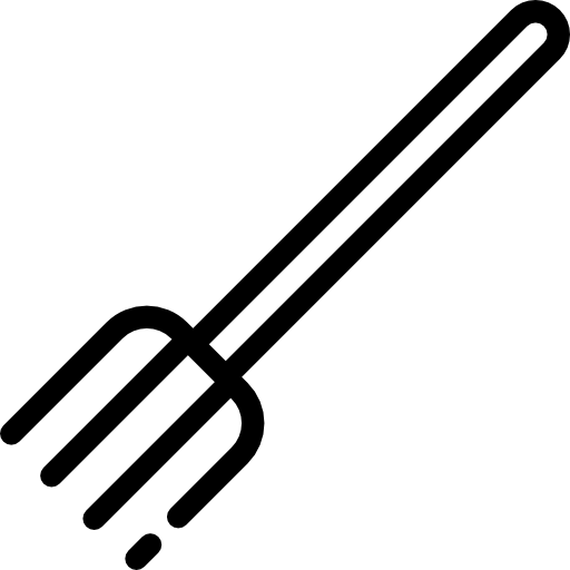 Fork Detailed Rounded Lineal icon
