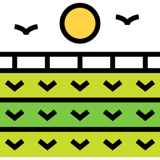 Farm Detailed Straight Lineal color icon