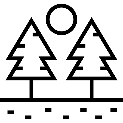лес Detailed Straight Lineal иконка