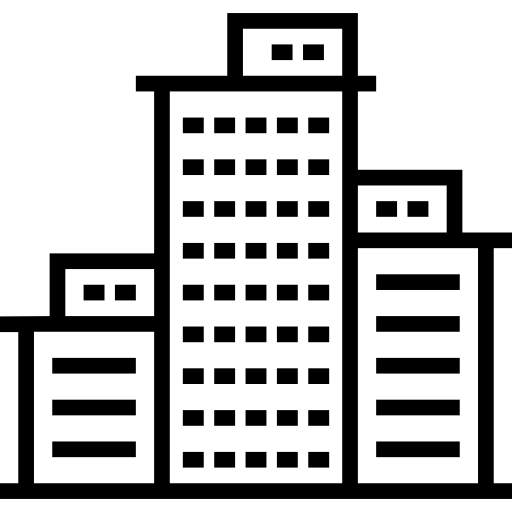 Cityscape Detailed Straight Lineal icon