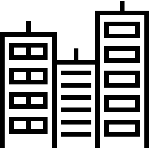 도시 풍경 Detailed Straight Lineal icon