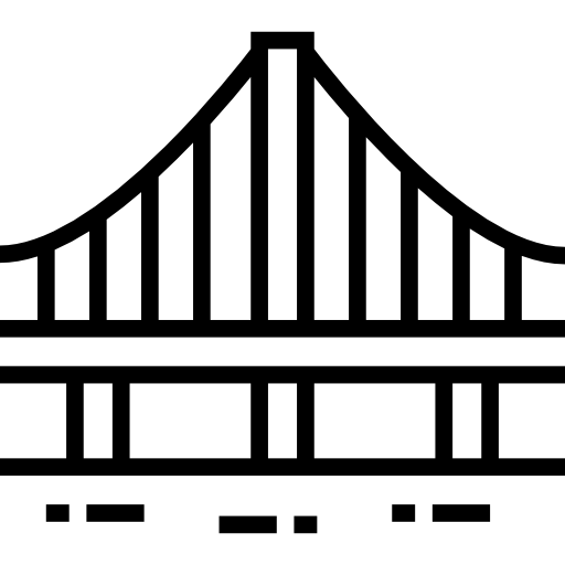 Мост Detailed Straight Lineal иконка