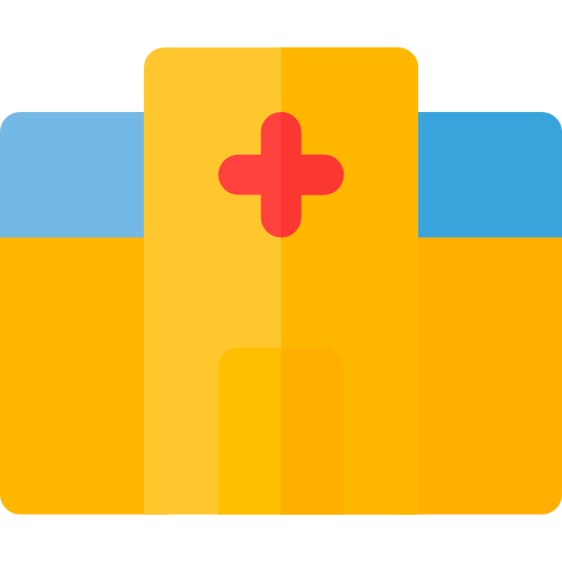 Hospital Basic Rounded Flat icon