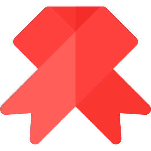 リボン Basic Rounded Flat icon