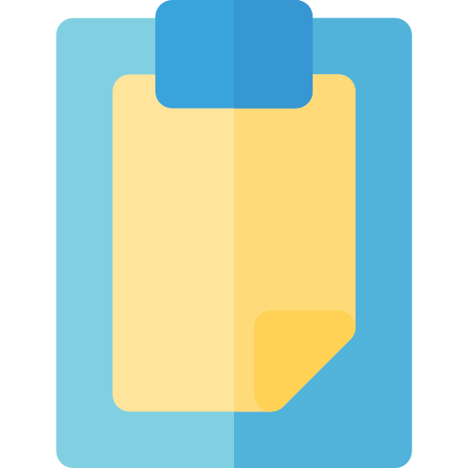 portapapeles Basic Rounded Flat icono