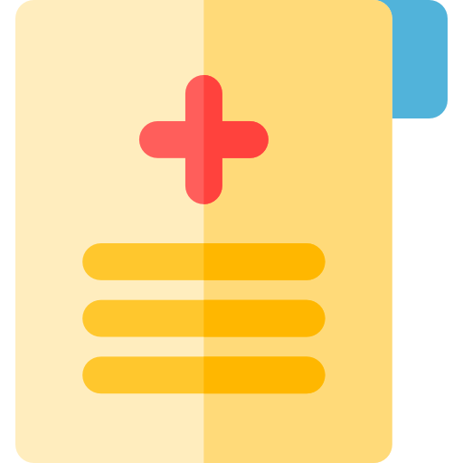 医療記録 Basic Rounded Flat icon