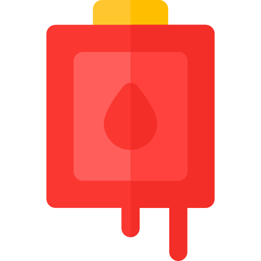 bloed Basic Rounded Flat icoon