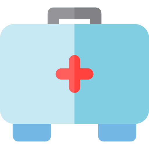 First aid kit Basic Rounded Flat icon