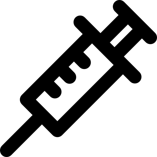 vacuna Basic Rounded Lineal icono
