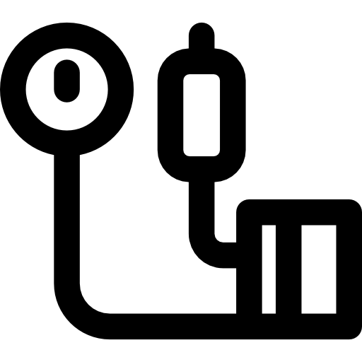 esfigmomanómetro Basic Rounded Lineal icono