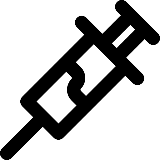 jeringuilla Basic Rounded Lineal icono