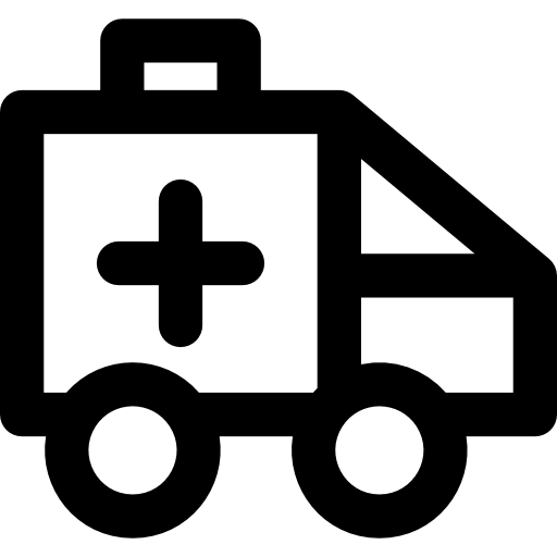 ambulance Basic Rounded Lineal Icône