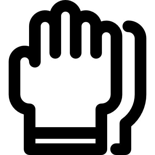 guantes Basic Rounded Lineal icono
