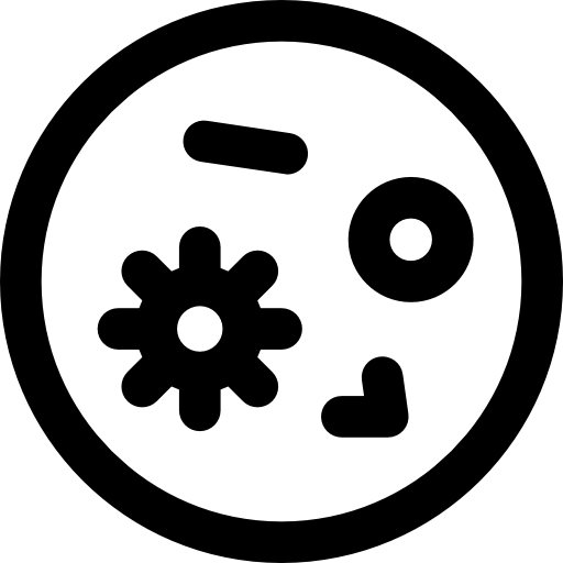 박테리아 Basic Rounded Lineal icon