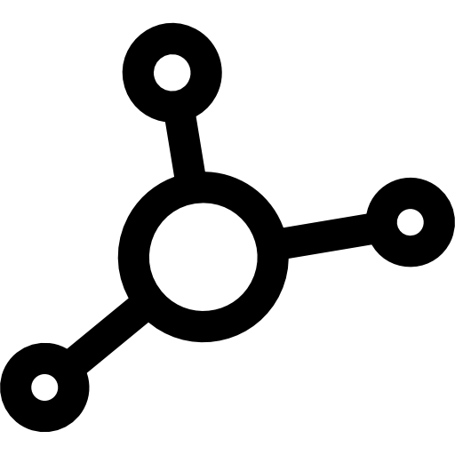 Molecule Basic Rounded Lineal icon