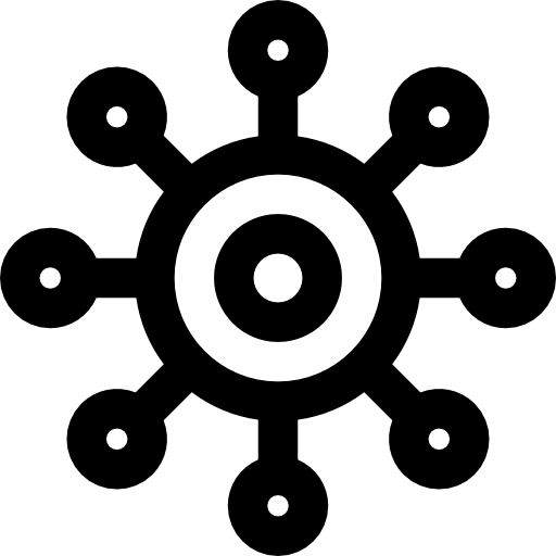 virus Basic Rounded Lineal icono