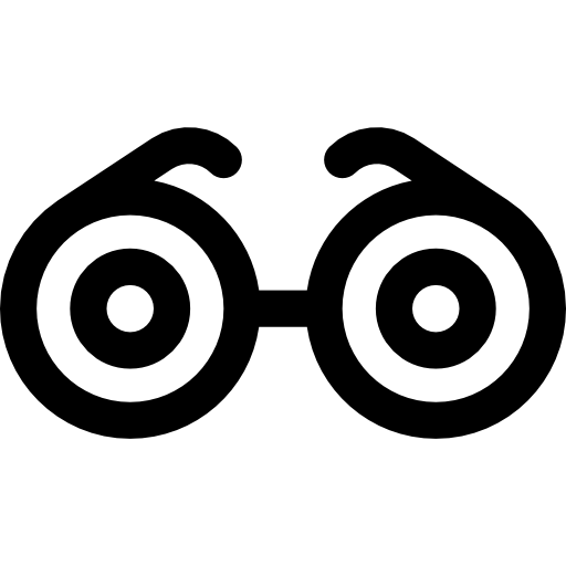 眼鏡 Basic Rounded Lineal icon
