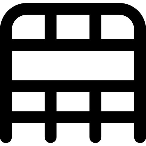 룸 디바이더 Basic Rounded Lineal icon