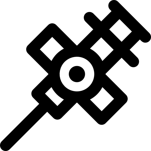 kaniula Basic Rounded Lineal ikona