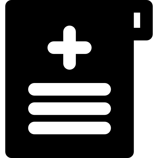 Medical records Basic Rounded Filled icon