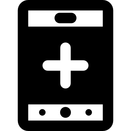 Smartphone Basic Rounded Filled icon