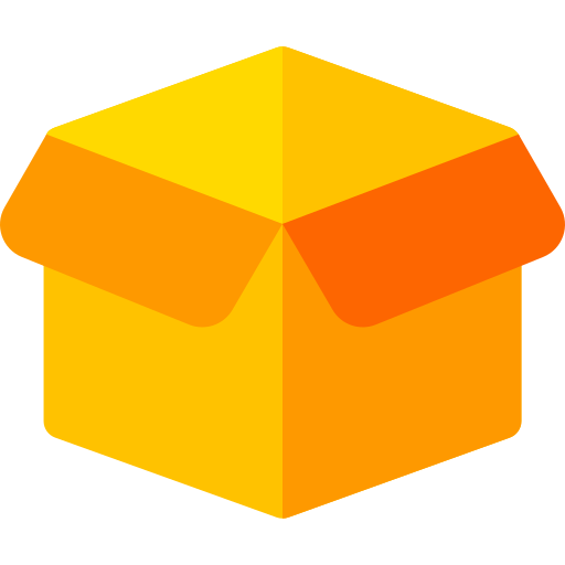 Open box Basic Rounded Flat icon