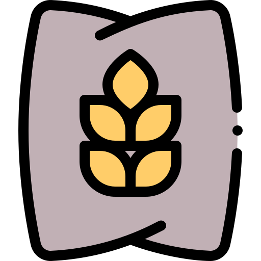 mąka pszenna Detailed Rounded Lineal color ikona