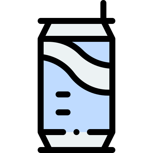 Газировка Detailed Rounded Lineal color иконка